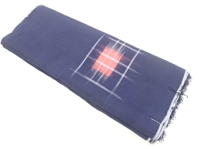 JAPANESE KIMONO / ANTIQUE ARAIHARI  FOR KIMONO / SILK / WOVEN ABSTRACT